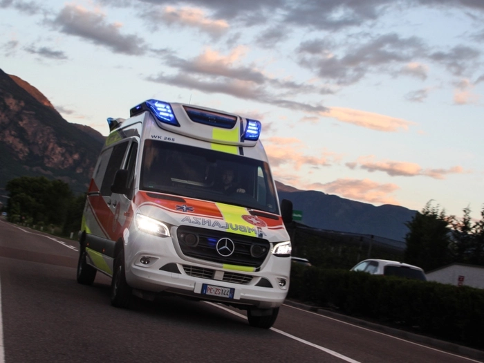 Verkehrsunfall auf der Gampenpassstraße