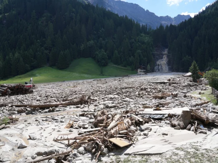 Murenabgänge in Tirol: In Gschnitz wird weiter aufgeräumt