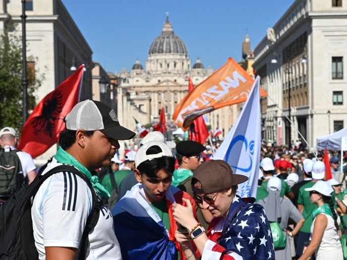 Eine Million Jugendliche in Rom beim Papst