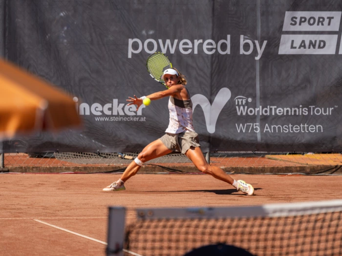 Grabher beim ITF-Turnier in Amstetten im Viertelfinale