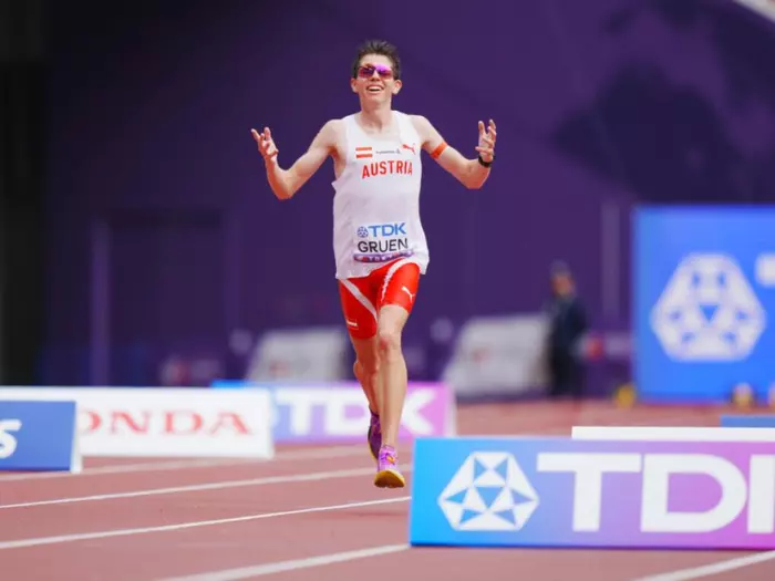 WM-Marathon endet mit Fotofinish - Gruen 52.