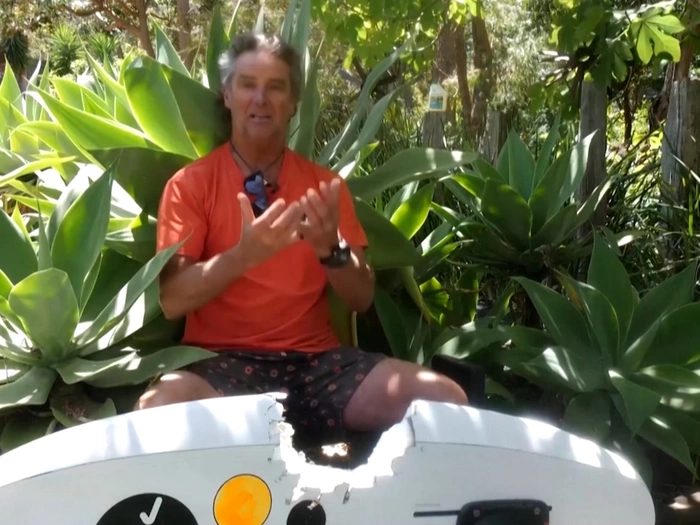 Windsurfer schildert Hai-Angriff - VIDEO