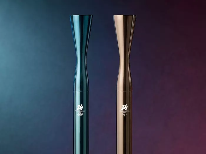 Die olympische Fackel macht Halt in Meran