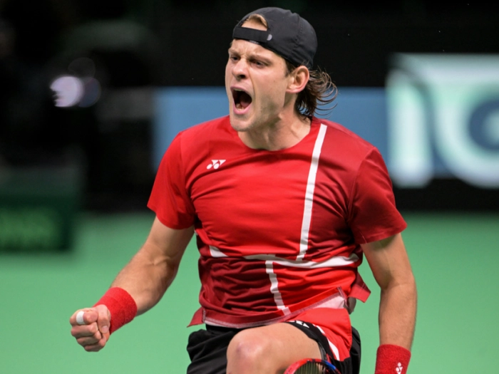 Belgien erster Halbfinalist im Tennis-Davis-Cup