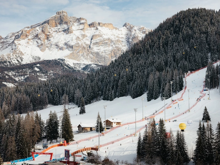 Countdown für Skiweltcup-Rennen auf Gran Risa Piste läuft