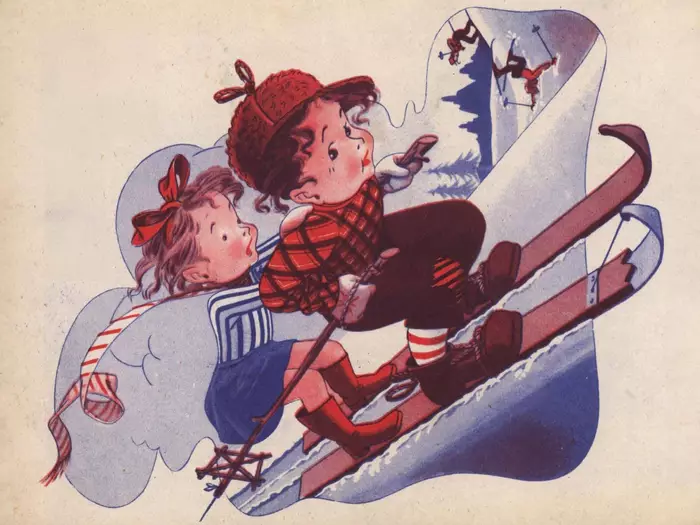 Handgeschriebene Weihnachtsgrüße mit Feder und Tinte