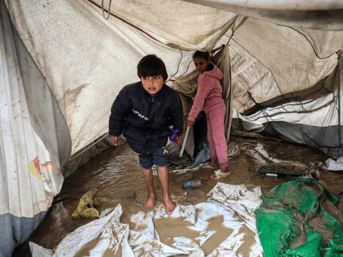 Wintersturm verschärft Leid der Menschen in Gaza