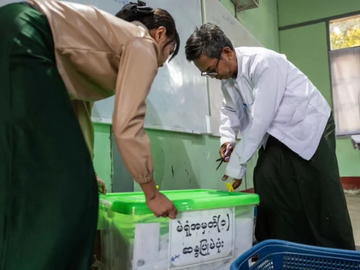 Vertreter: Junta-nahe Partei Parlamentswahlsieger in Myanmar