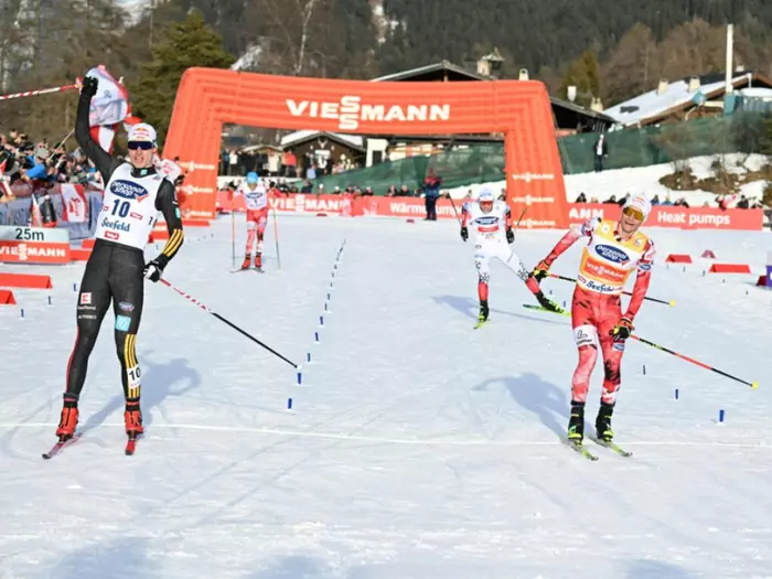 Lamparter in Seefeld knapp hinter Geiger Zweiter
