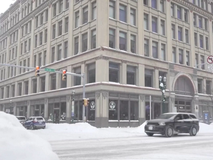 Massiver Wintereinbruch in New York