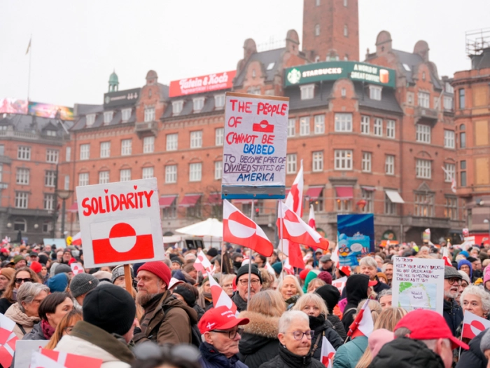 Tausende Dänen demonstrieren gegen US-Ansprüche auf Grönland