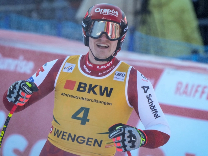 Babinsky als Super-G-Zweiter in Wengen erstmals am Podest