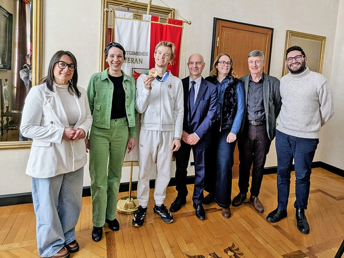 Meran feiert Daniel Grassl