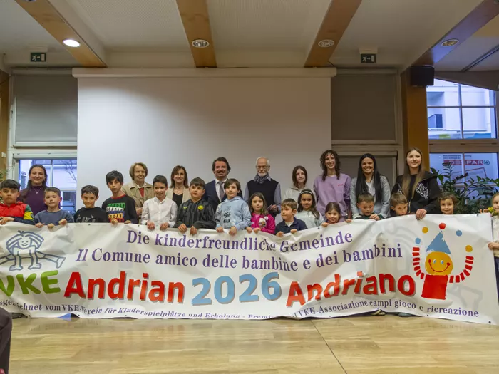 Andrian als „Kinderfreundliche Gemeinde 2026“ ausgezeichnet