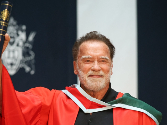 Arnold Schwarzenegger empfing irische Ehrendoktorwürde