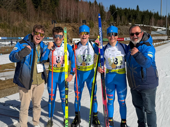 Gold in der Dreierstaffel: Südtiroler Sensation bei Biathlon-Junioren-WM in Arber
