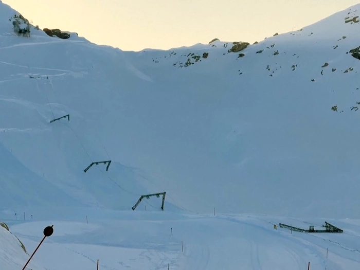 Deutschlands letzter Gletscherskilift gesprengt