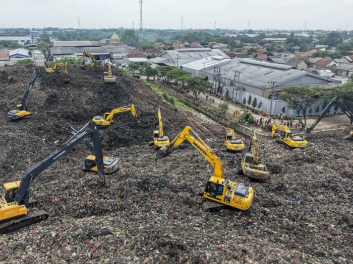 Mülllawine in Indonesien tötet fünf Menschen