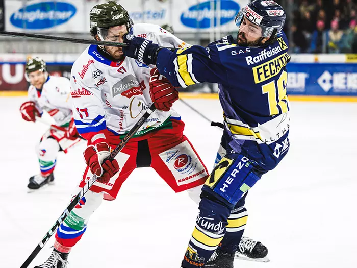 AHL: HC Gherdeina stolpert im ersten Halbfinalspiel