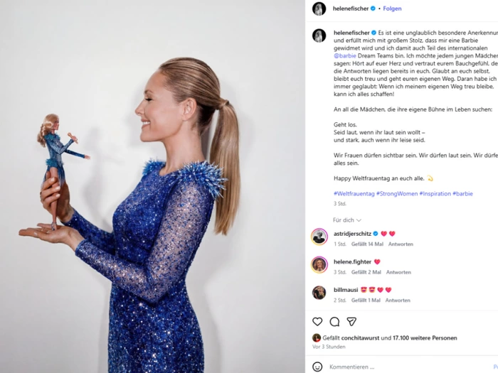 Helene Fischer bekommt ihre eigene Barbiepuppe