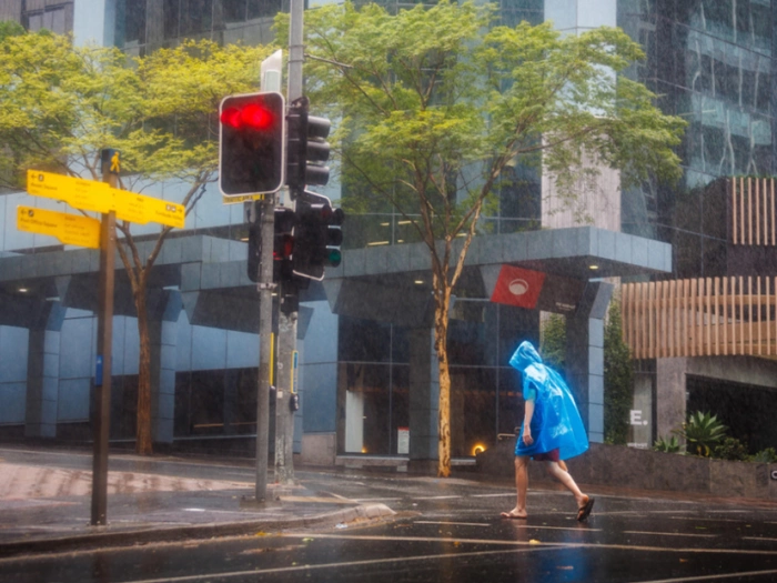 Kategorie-5-Zyklon "Narelle" vor Queensland