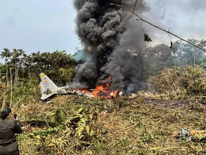 66 Tote bei Absturz von Militärmaschine in Kolumbien
