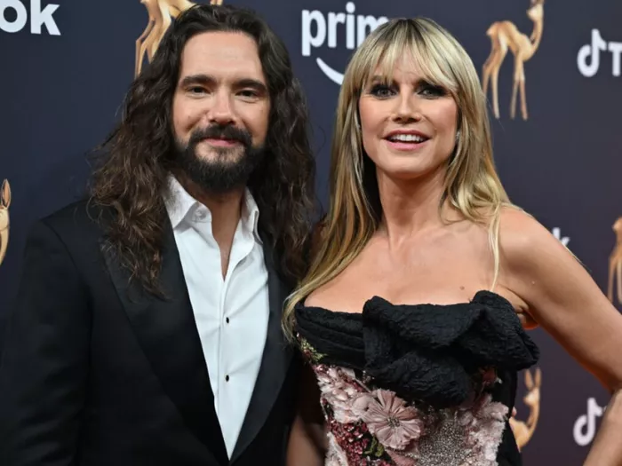 Heidi Klum hat nachts Hunde-Besuch im Bett