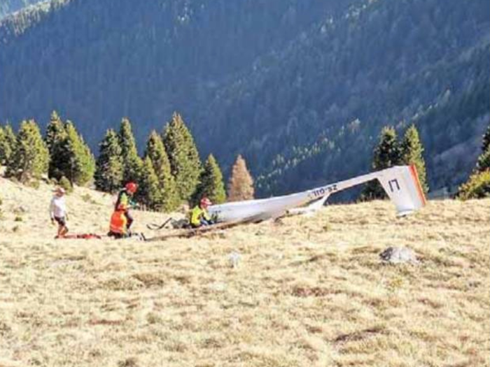 Trentino: René Schönmann [66] aus der Schweiz stirbt bei Segelflugzeug-Absturz