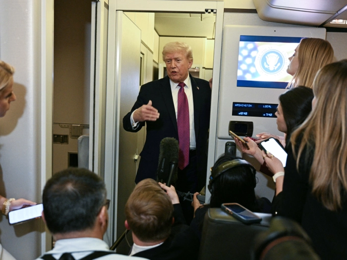 Trump spricht von neuen Angriffen und "guten Nachrichten"