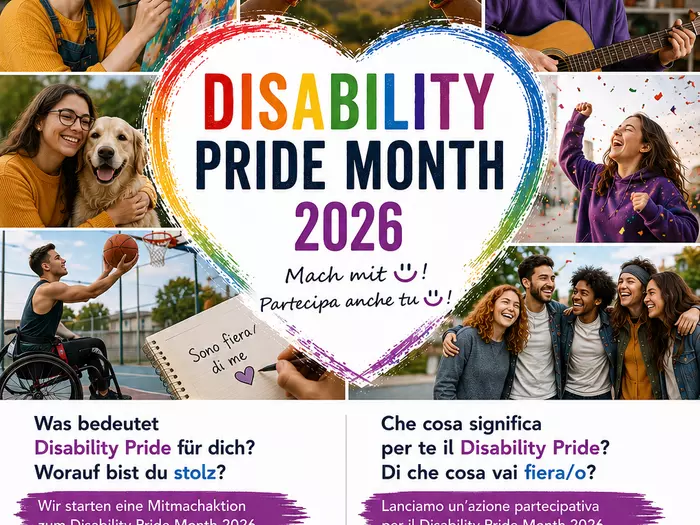 Online-Mitmachaktion im Disability Pride Month 2026