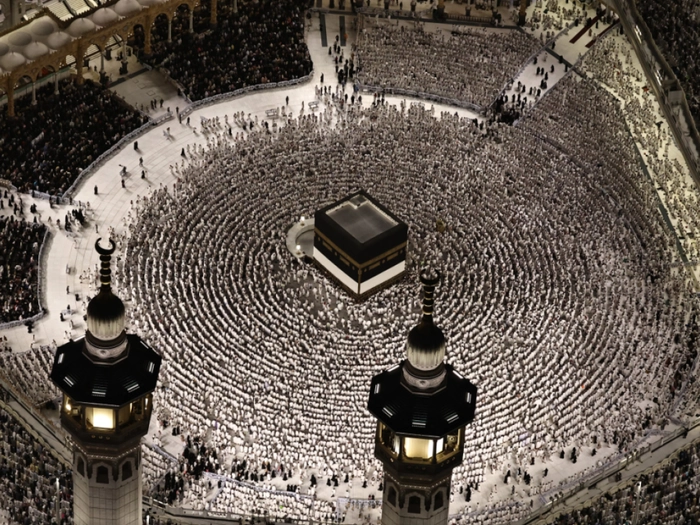 Muslimische Pilgerfahrt Hadsch beginnt in Mekka