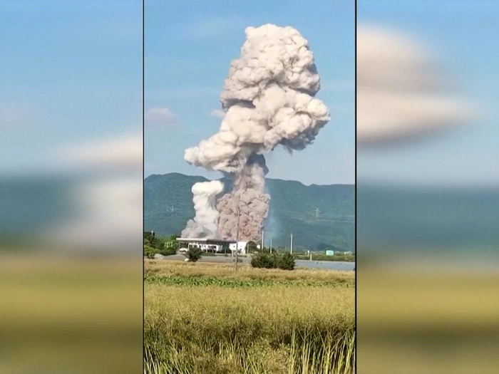 Explosion in Feuerwerksfabrik - viele Tote