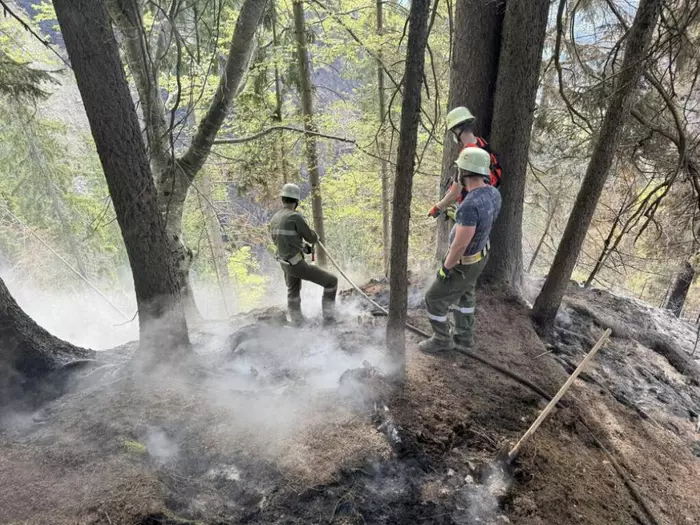 Löscharbeiten bei Waldbrand in Kärntner Lesachtal beendet