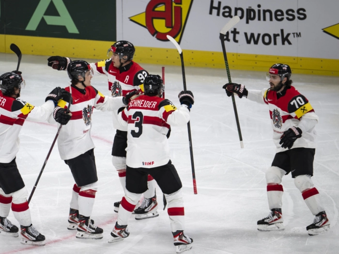 ÖEHV-Team setzt WM-Siegeslauf mit 3:1 gegen Lettland fort