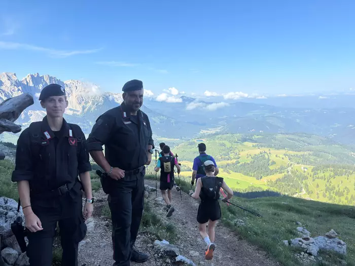 Carabinieri sorgen für Sicherheit beim Skymarathon im Eggental