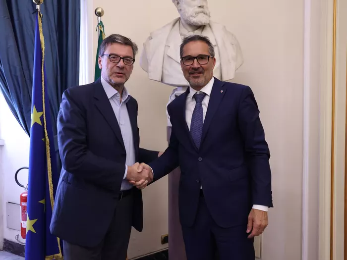 Landeshauptmann Kompatscher trifft Minister Giorgetti