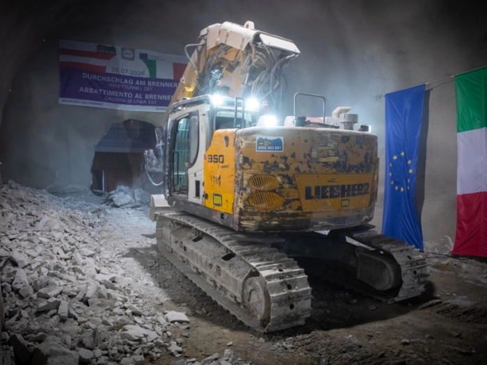 Brennerbasistunnel: Durchschlag der Haupttunnelröhren