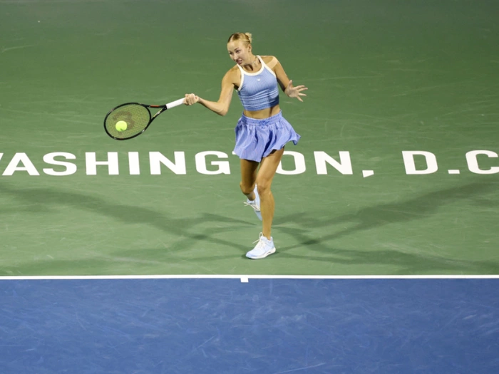 Potapova feiert gegen ihr Idol Venus Williams Zweitsatzsieg