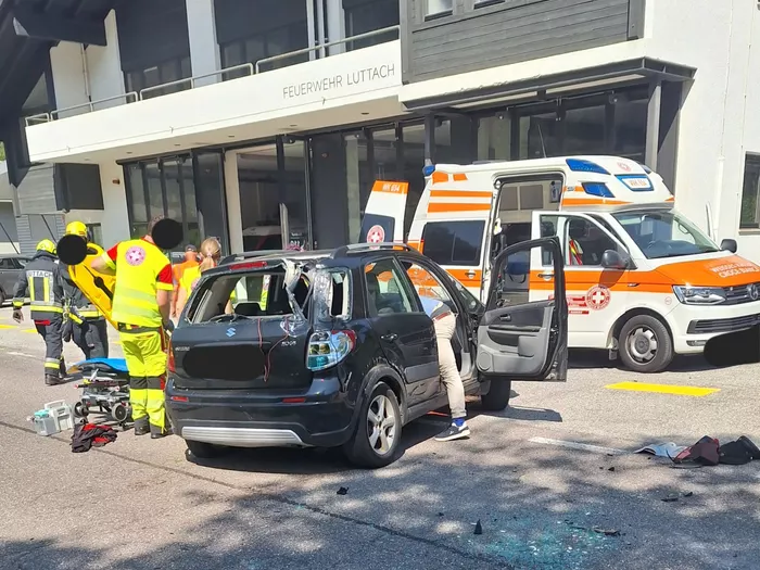 Verkehrsunfall in Luttach: Eine Person verletzt