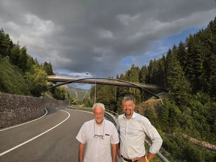 Radweg Rodaval: Neue Brücke verbindet St. Christina und Wolkenstein