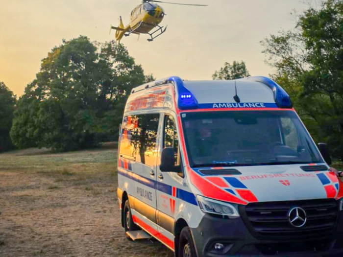 Bub in Wien bei Sturz von Klettergerüst schwer verletzt