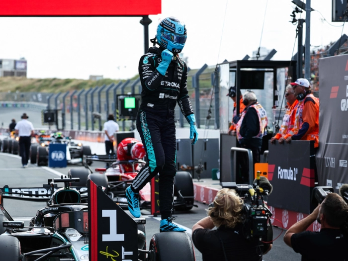 Russell holt sich vor Norris Sprint-Pole in Zandvoort
