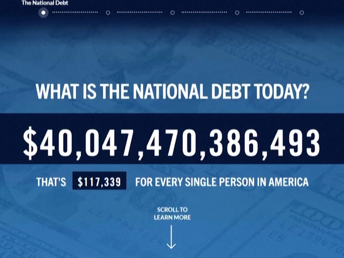 US-Schuldenberg wächst auf über 40 Billionen Dollar - VIDEO