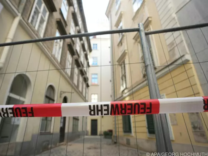 Eine Schwerverletzte bei Teileinsturz von Haus in Wien