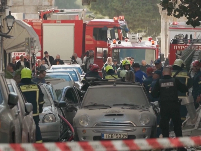Explosion in Altstadt von Athen – Haus eingestürzt