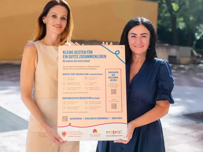 Respekt-Aktion in WOBI-Gebäuden