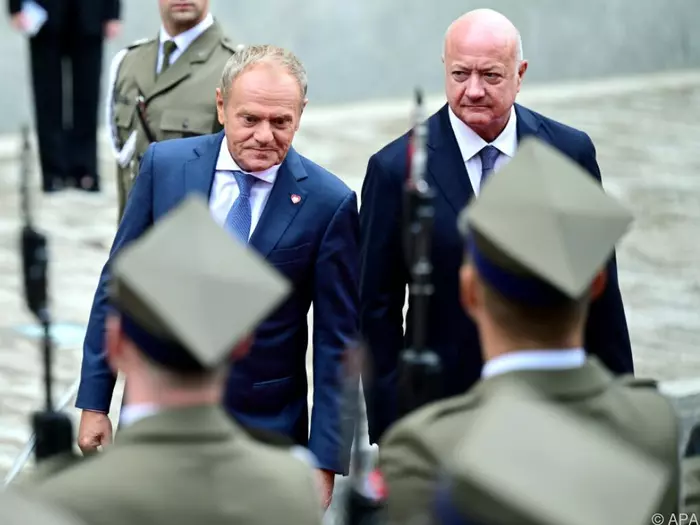 Tusk lobt Solidarität Österreichs bei Treffen mit Stocker