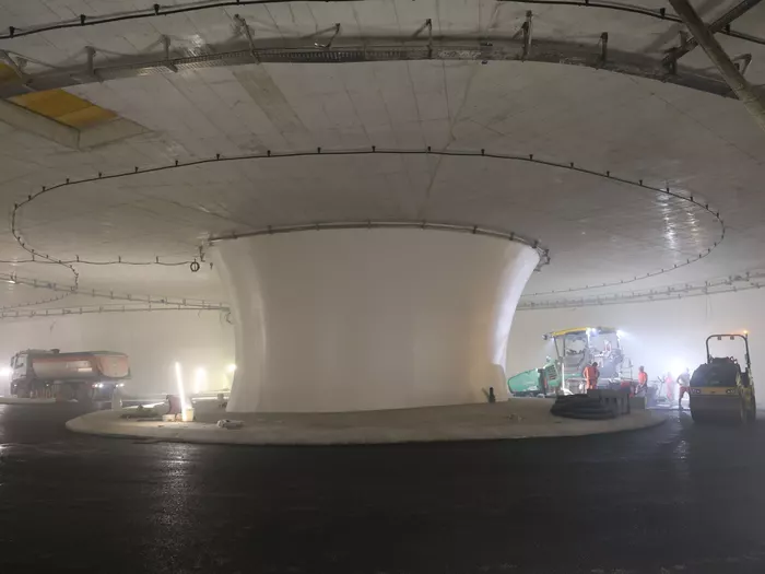 Der technische Anschluss des Küchelbergtunnels