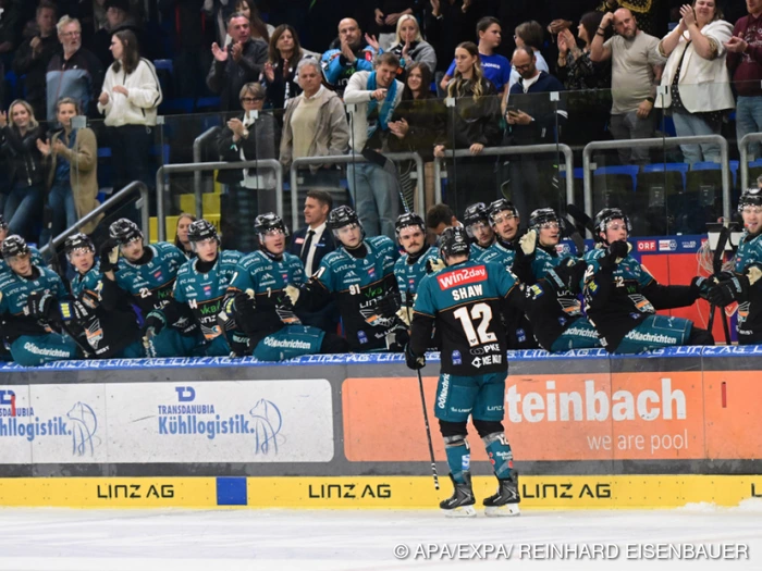 Linz übernimmt mit 6:0 in Salzburg ICE-Tabellenführung