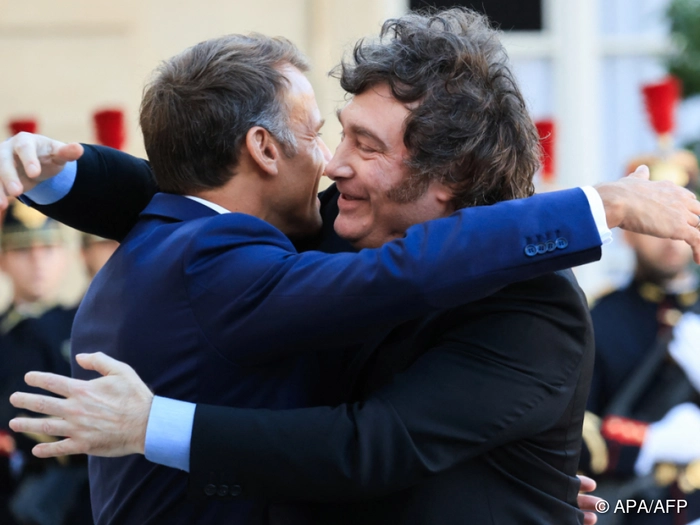 Macron und Milei beraten über Rohstoffe und Investitionen